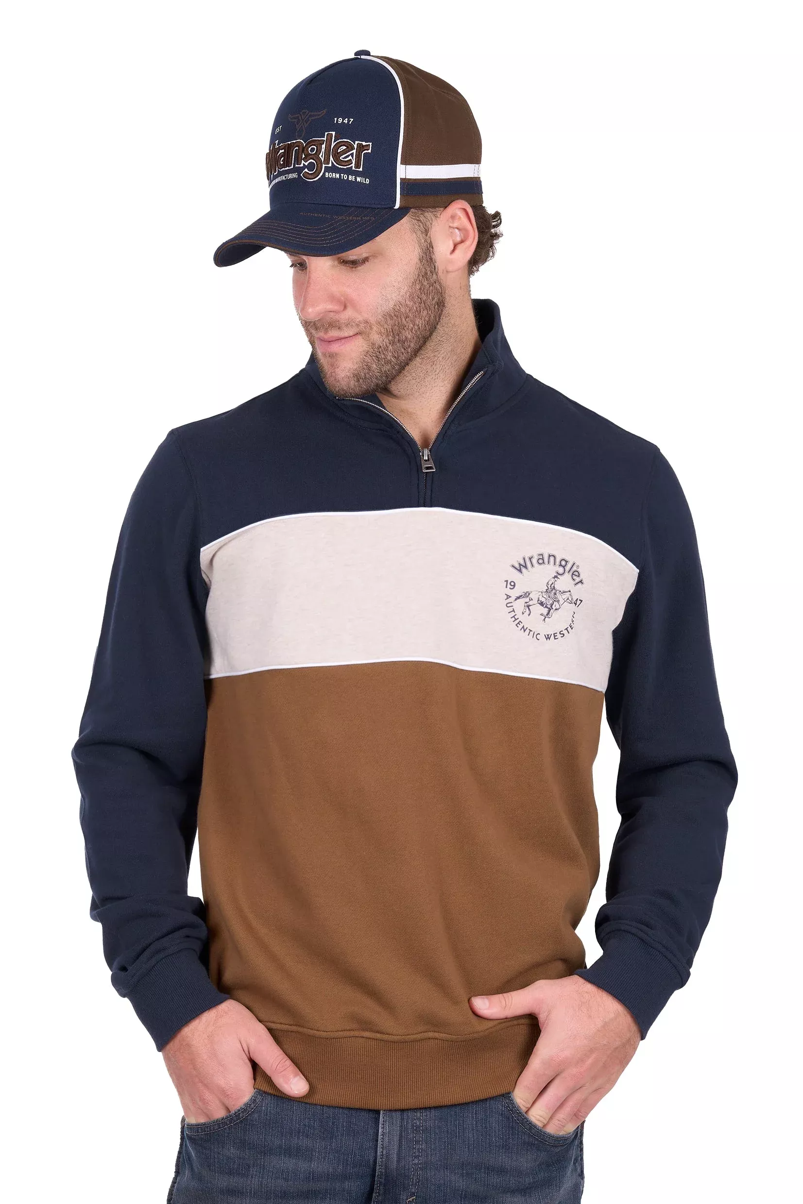 Wrangler Men's Steve 1/4 Zip Pullover