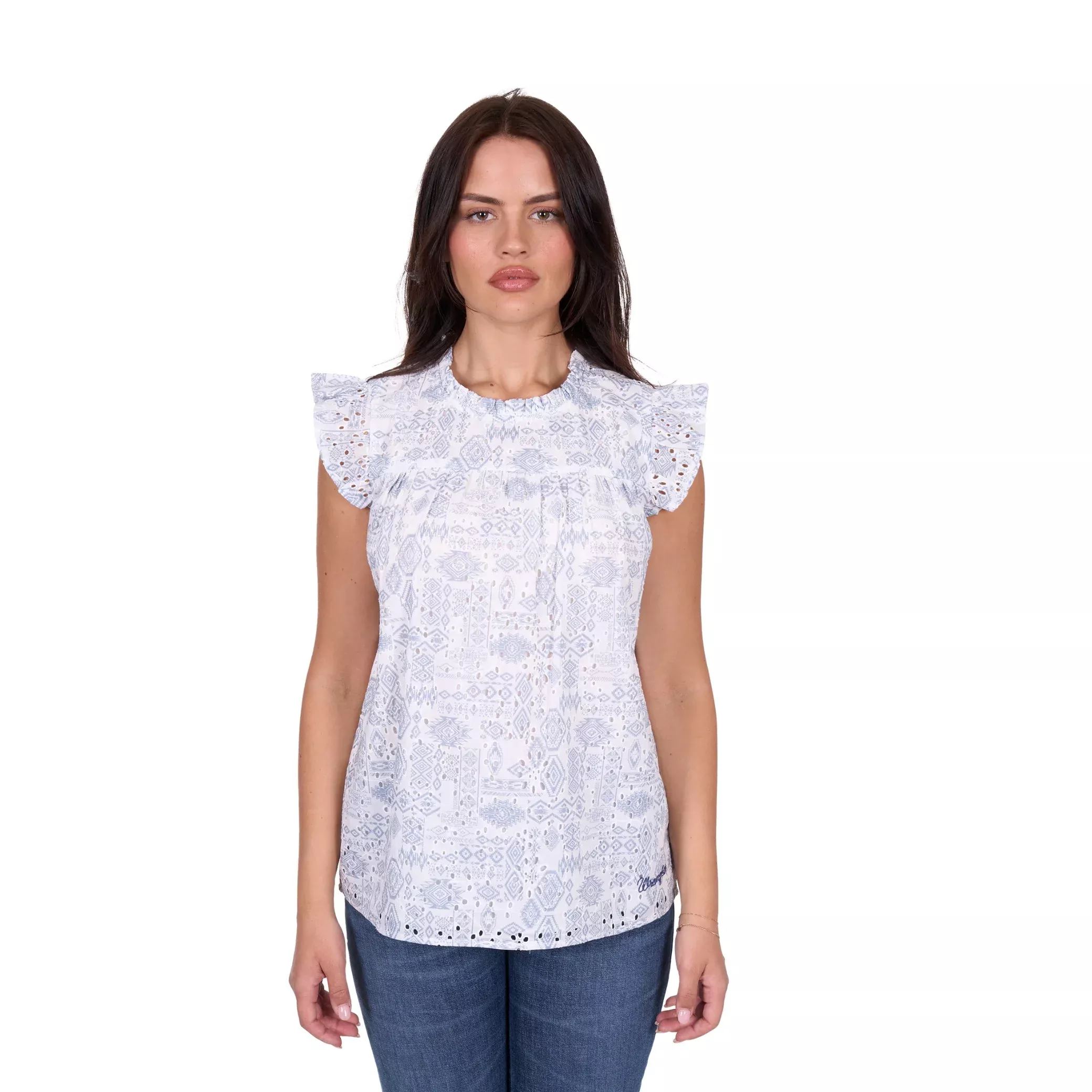 Wrangler Womens Harlow Sleeveless Blouse
