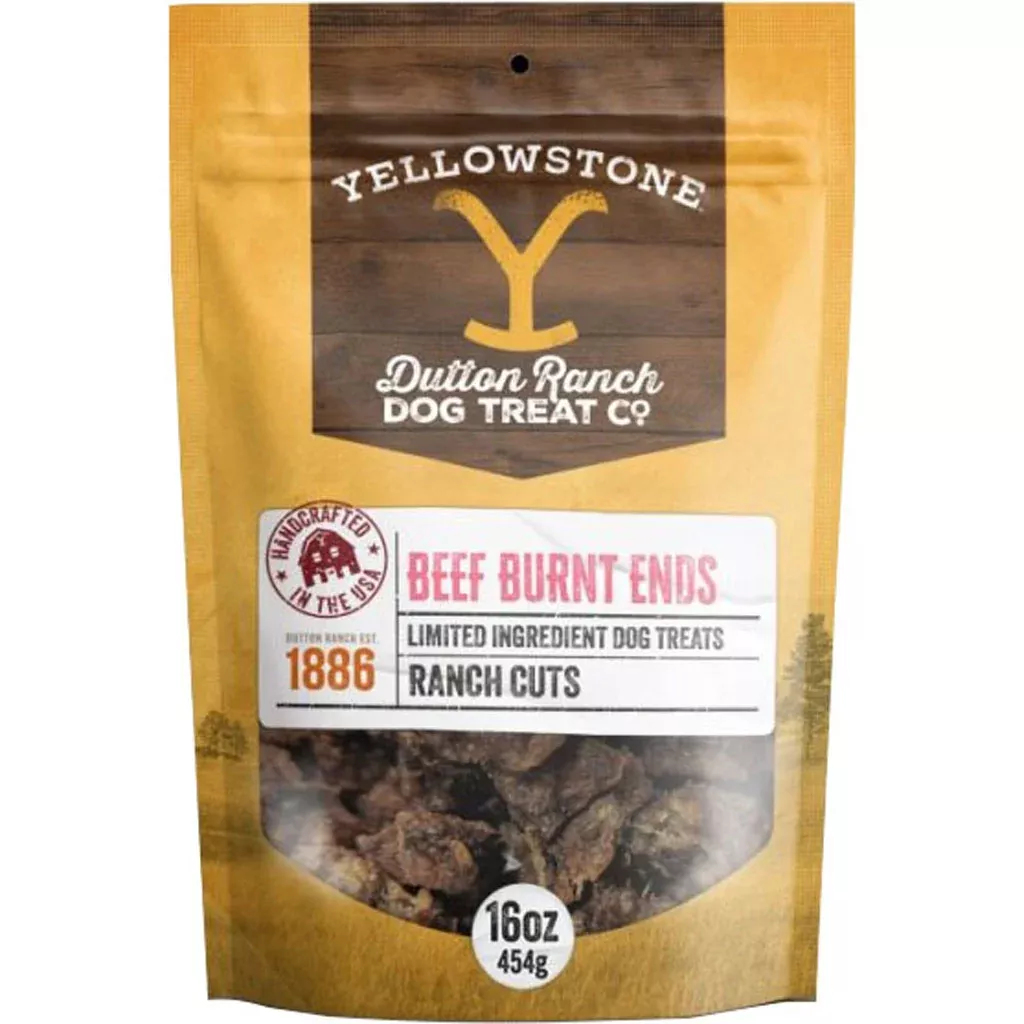 Yellowstone Ranch Cuts Burnt Ends Dog Treats, Beef, 16 oz