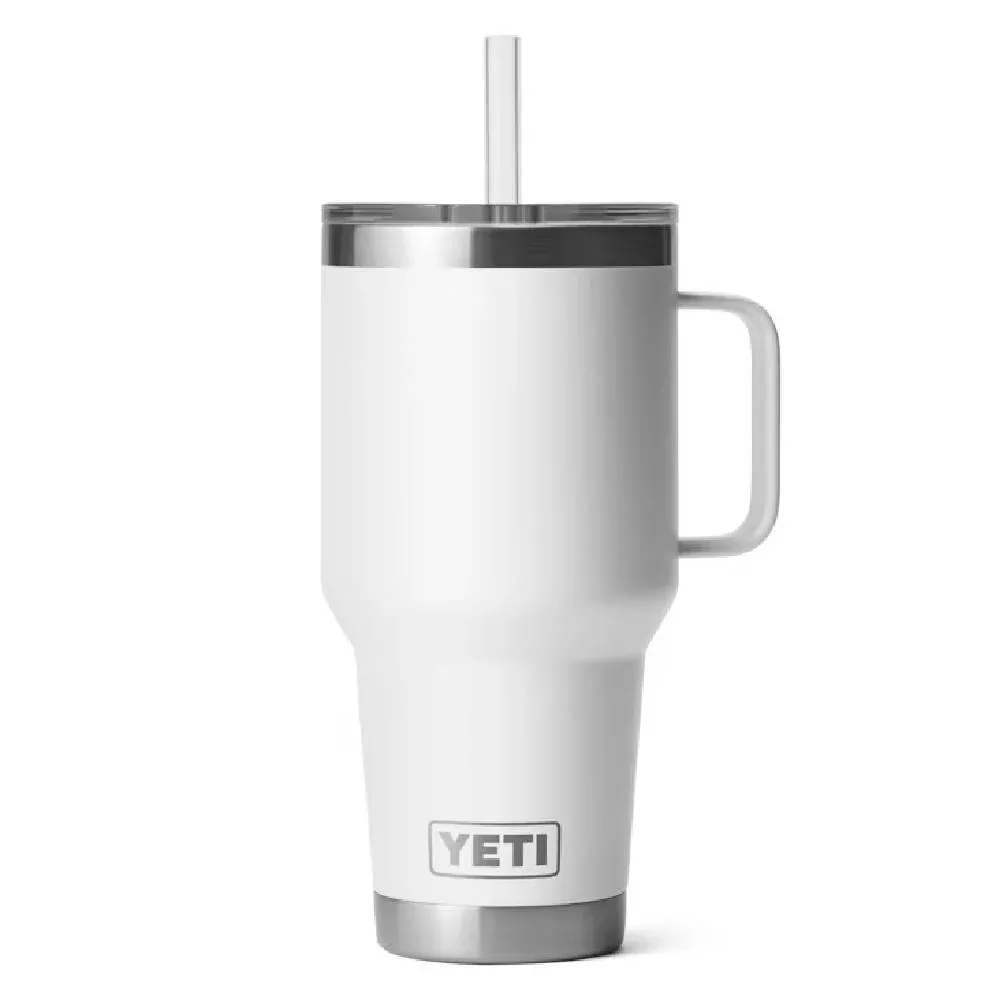 Yeti Rambler 35oz Straw Mug - White
