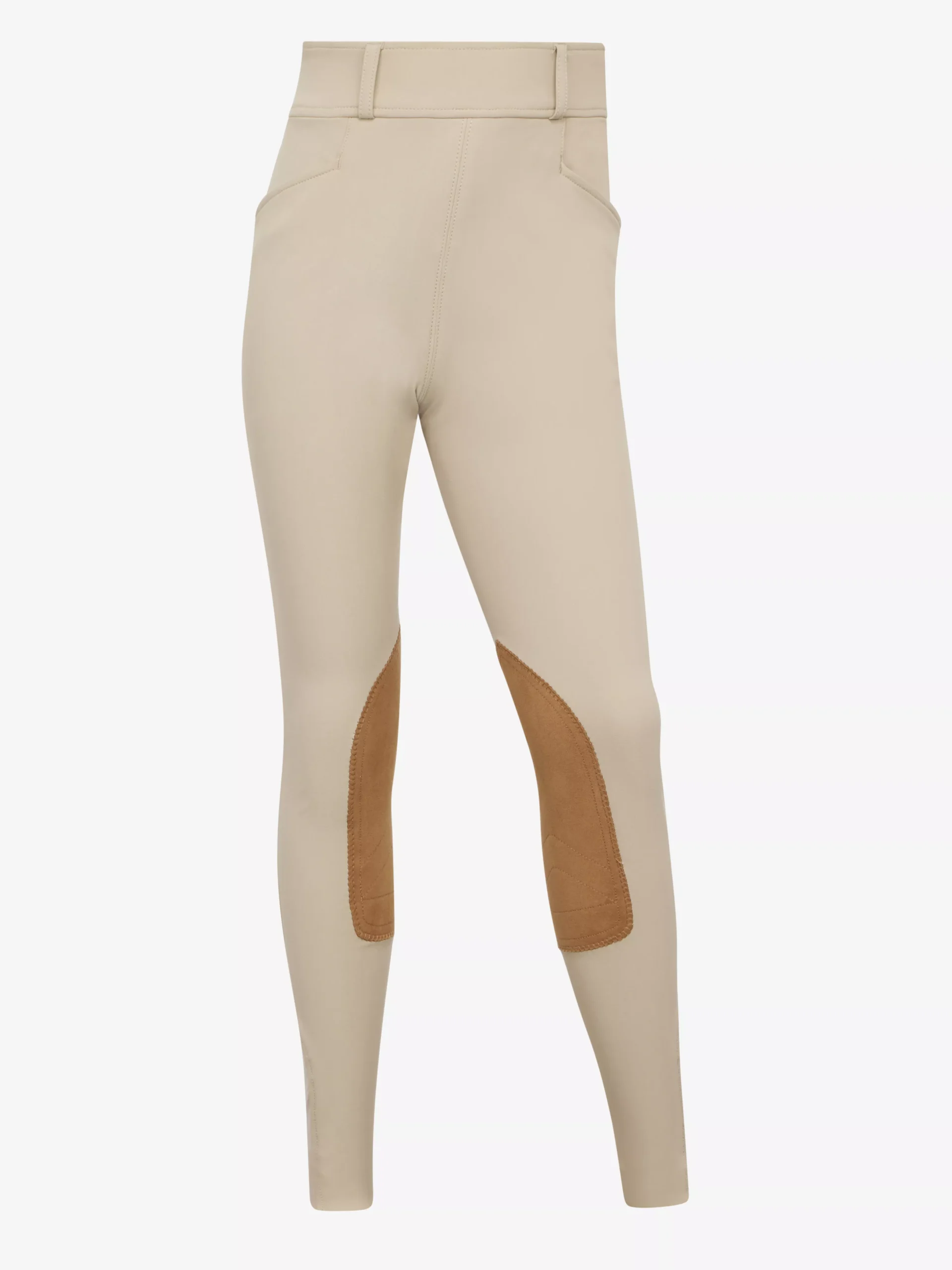Young Rider Side Zip Hunter Breeches Beige