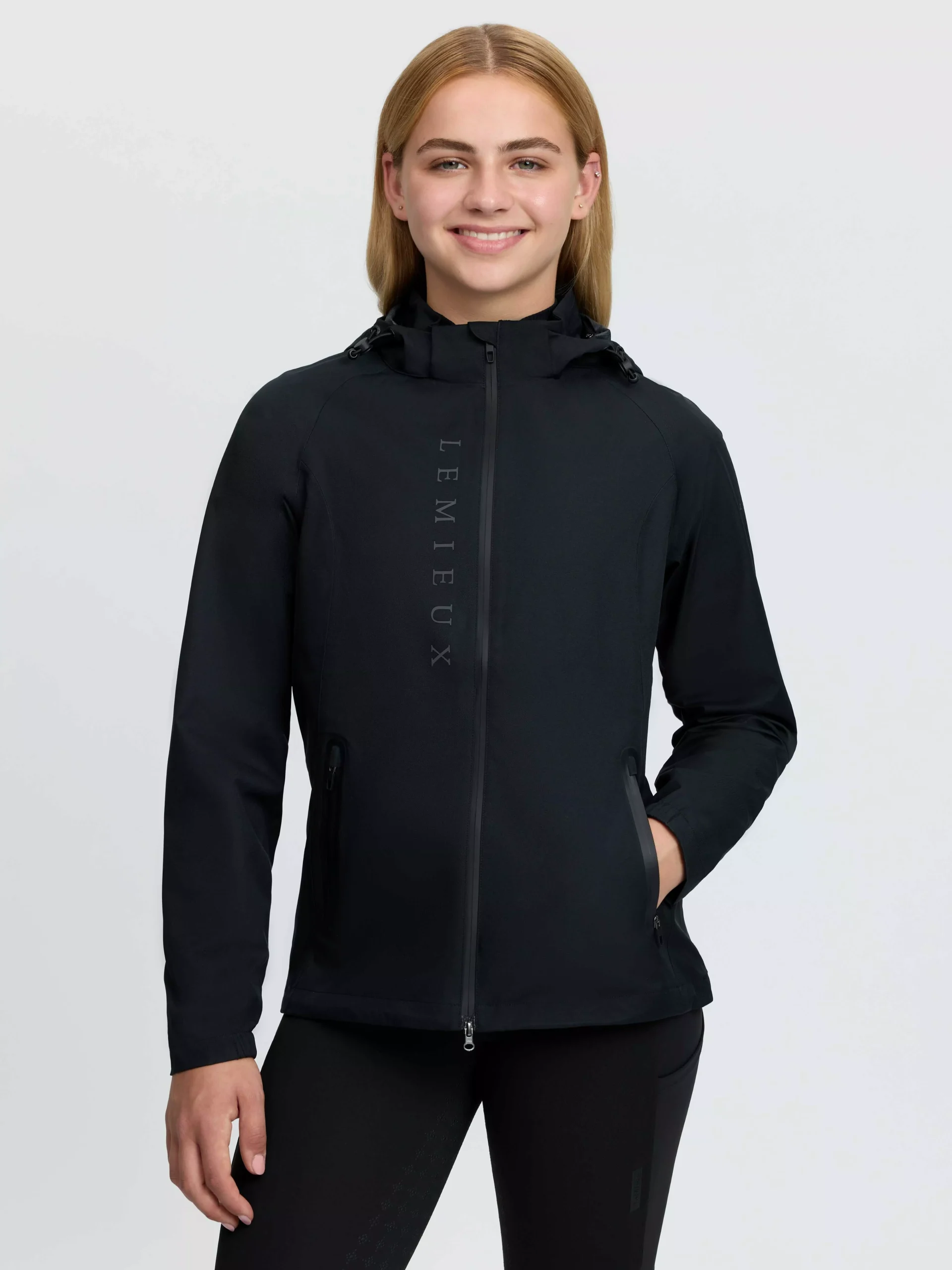 Young Rider Tessa Waterproof Jacket Black