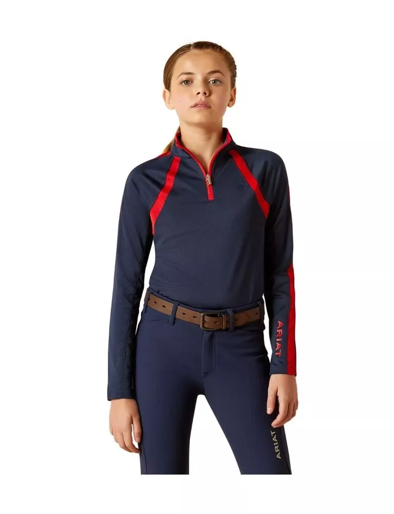 Youth Sunstopper 3.0 1/4 Zip Long Sleeve Baselayer