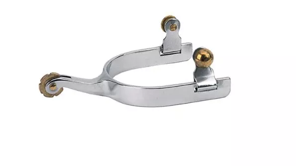Youth Weaver Leather Spurs with Plain Band