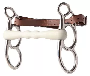 Zilco Butterfly White Mouth Large Ring Bit