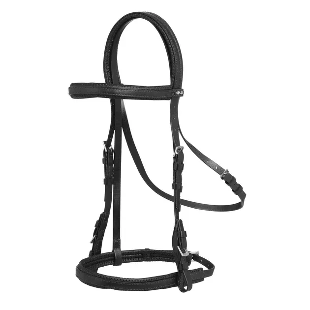 Zilco Padded Pony Racing Bridle with Cavesson