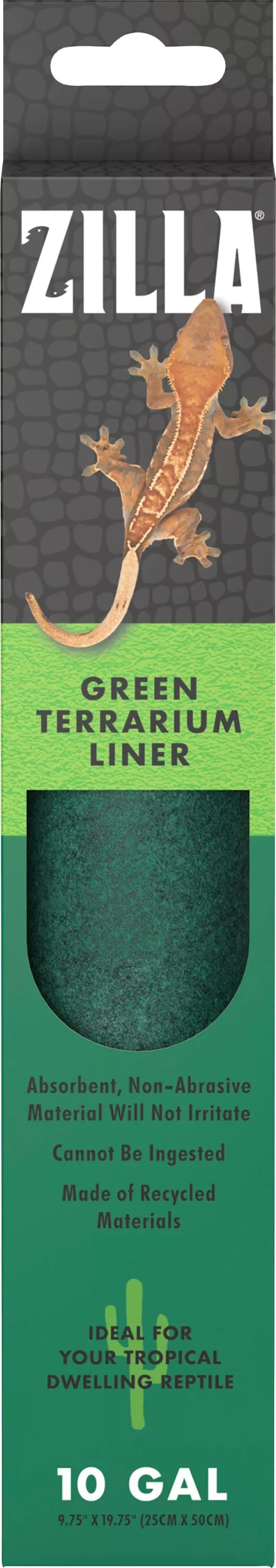 Zilla Terrarium Liner, 10 Gallon, Green