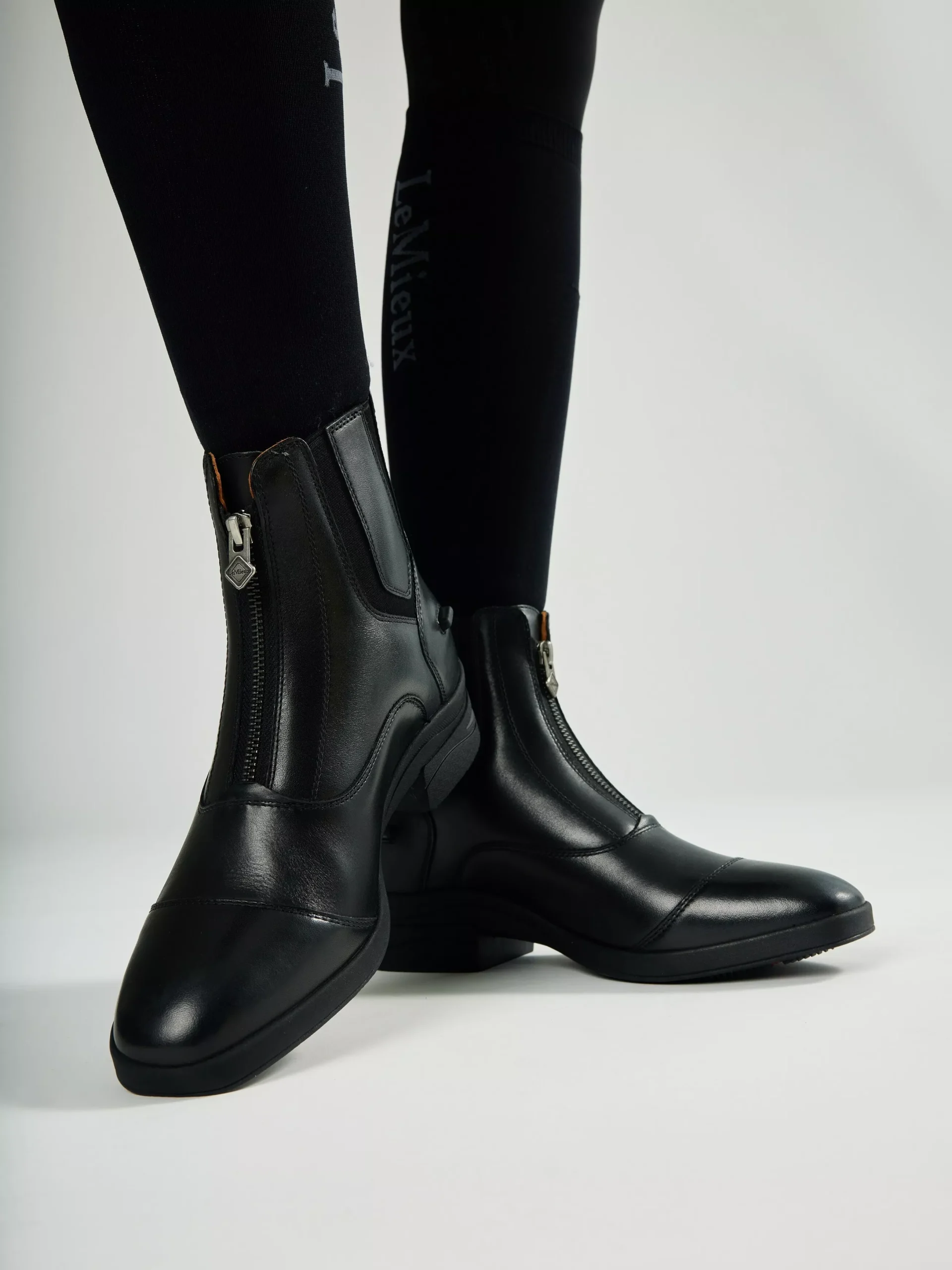 Zip Paddock Boot Black