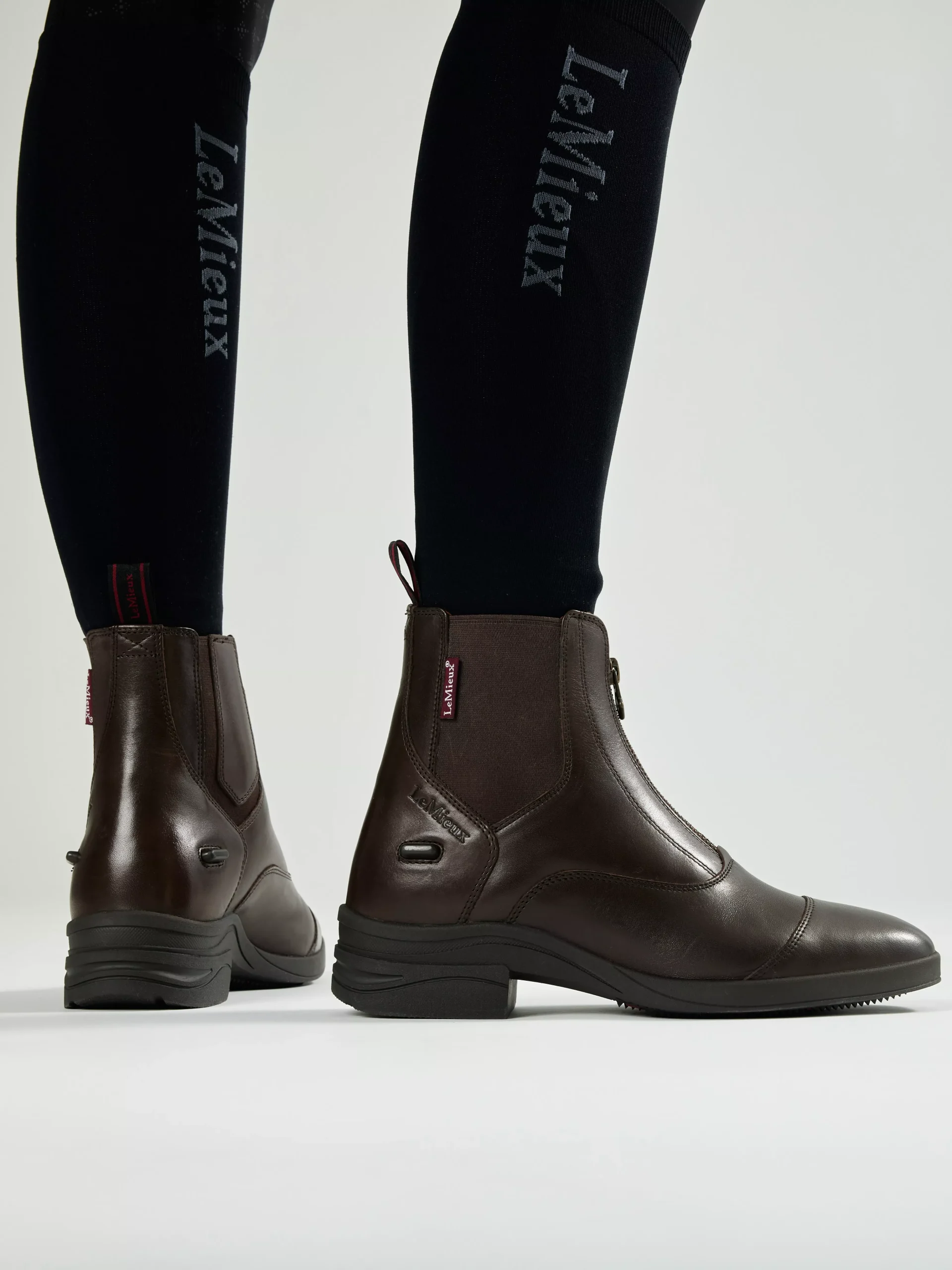Zip Paddock Boot Brown